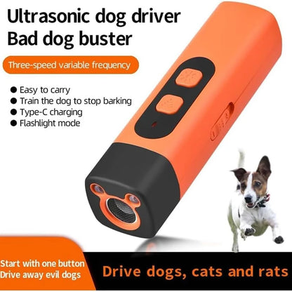 Pet Training Control Device Rechargeable Ultrasonic Dog Barking Deterrent Trainer To Stop Barking