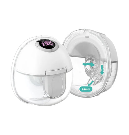 BornBL S32 Wearable Breast Pump Hands Free Portable Electric Breastpump Mother Milk Puller for Breastfeeding with 4 Modes