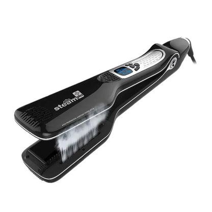Steam Hair Straightener Brush Ceramic Flat Iron Professional Hair Straightening Iron Comb Electric Hair Crimper Heating Comb