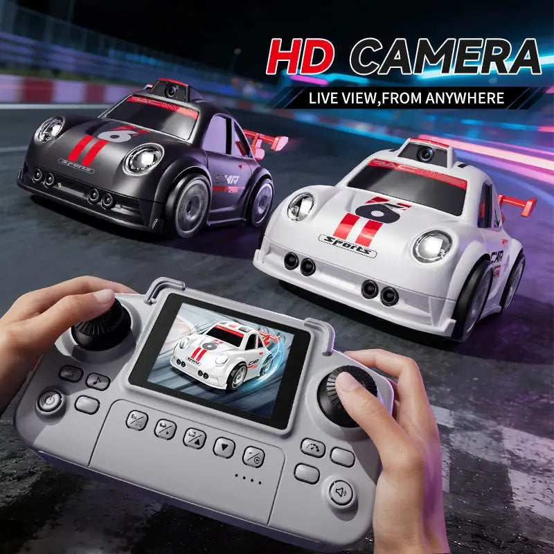 Mini Smart C6 RC Drift Car with Auto Follow/Escape Dual Mode FPV HD Camera Remote Control Toy for Kids Boys Gift Racing Game