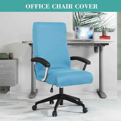 Stretch Spandex Office  Chair Covers Anti-dirty Computer Seat Chair Cover Removable Slipcovers