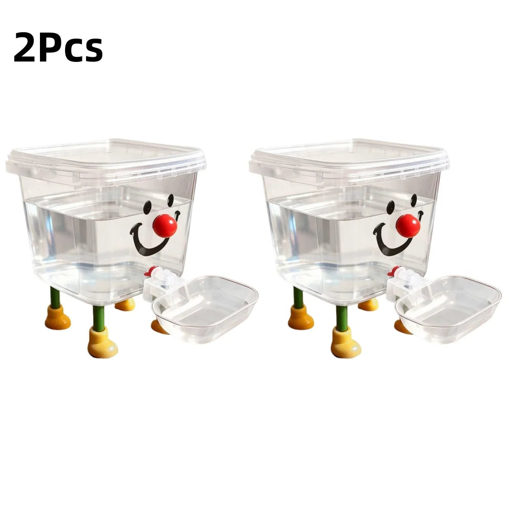 Pet Water Fountain Automatic Gravity Water Dispenser 3L Large Capacity Water Bowl for Cats Dogs Wireless Pet Drinker