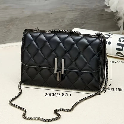 New Rhombus Single Shoulder Chain Crossbody Bag Square Small Bag