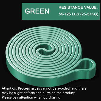 175-250LBS Yoga Multi-Purpose Thickened Heavy-Duty Elastic Band Fitness Training Resistance Stretching Band Thick Circle
