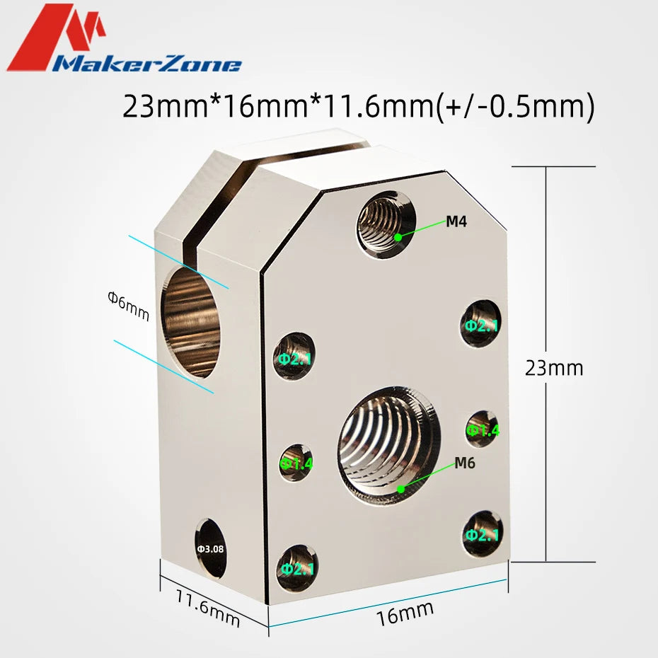 3D Printer Drago Hotend，E3D V6 Hotend High Flow Bimetal Heatbreak Compatible with VoronV0.1 V2.4, Pursa i3 mk3s ,Cr-10 V2 3d Pri