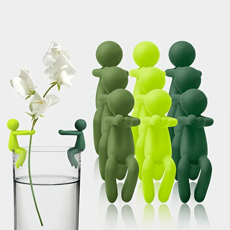 3 Colorful plant stand - The plastic flower stand features a unique design，Convenient for plant cultivation and flower storage，V