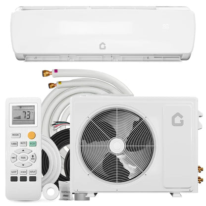 18000 BTU Mini Split Air Conditioner & Heater, 19 SEER2 230V Energy Saving Ductless AC Unit Cools Rooms up to 1250 Sq., Custom