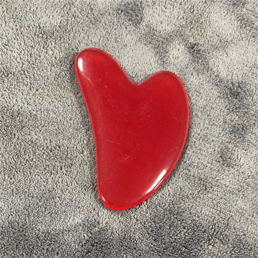 Heart Shape Face SPA Massage Facial Beauty Scraping Massage Face Massager Guasha Board Massager for Face Body Beauty Healty Tool