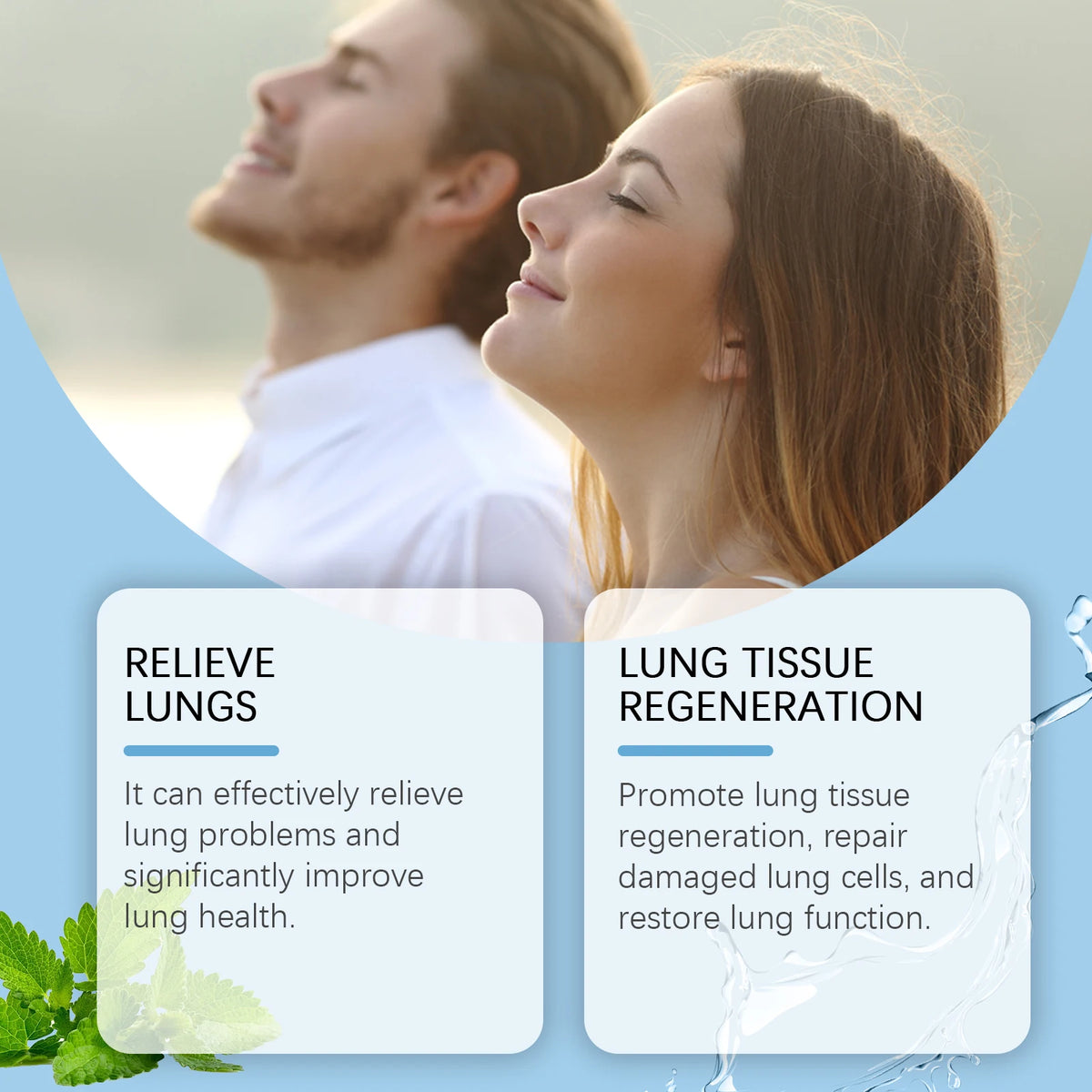 Lung Cleansing Spray Breathing Detox Relieves Asthma Sore Throat And Discomfort Relief Inflammation Herbal Lung Cleansing Spray