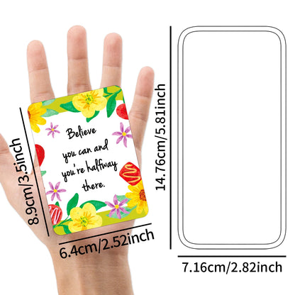 50pcs Uplifting Positive Affirmation Cards, Mini Note Card for Lunch Box, Colorful Motivational Cards with Inspirational Quotes