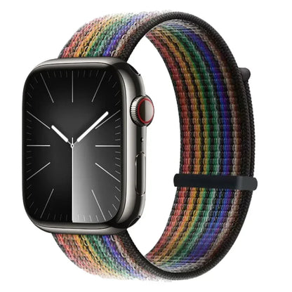Nylon Loop Strap For Apple Watch 11 10 9 8 7 46mm 45mm 42mm 41mm Ultra 3 2 49mm Braided Bracelet iWatch 6 5 4 SE3 44mm 40mm Belt