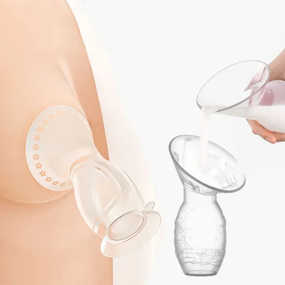 Baby Feeding Manual Breast Pump Partner Breast Collector Automatic Correction Breast Milk Silicone Pumps PP BPA Free