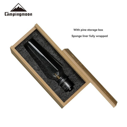 CAMPINGMOON T-1 Outdoor Gas Coreless Candle Lamp Gasification Tent Gas Lamp Atmosphere Camping Flat Gas Candle Lamp