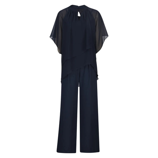 Spring Summer Women's 2-piece Set Ruffled Pullover Shirt Straight Pants Office Luxury Commuting Fashion Simple Irregular Sets