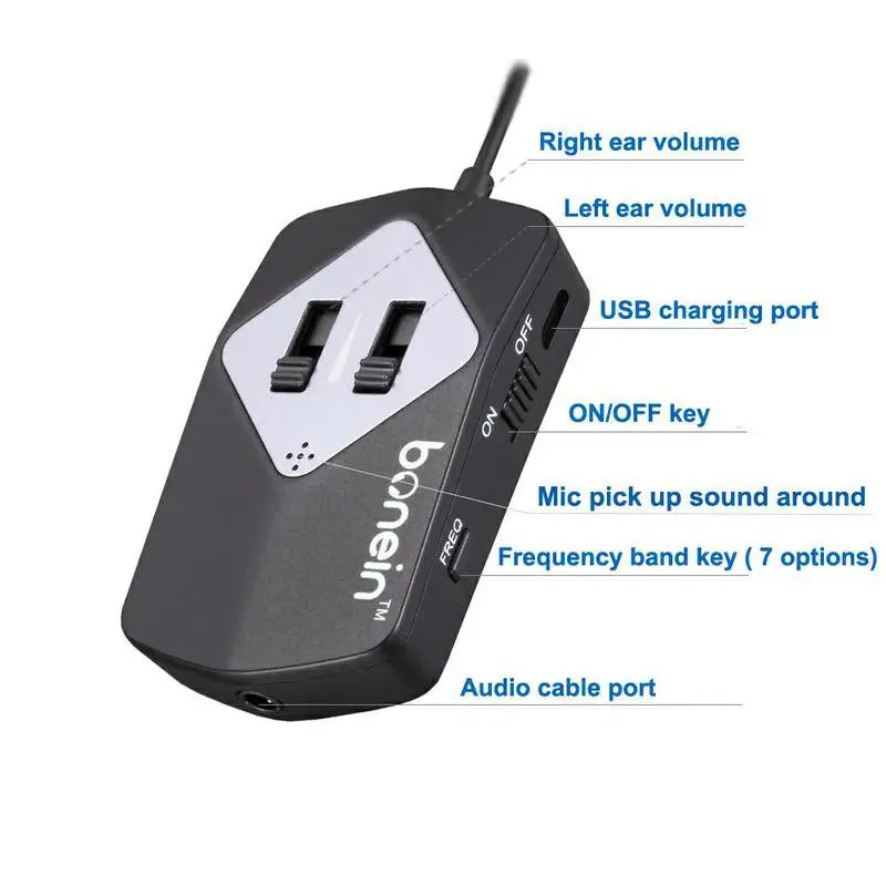 BN803 Bone Conduction Hearing Aid Earphones Do Not Fit The Ear To Watch TV Earphones Built-In Battery Hearing Aid Earphones