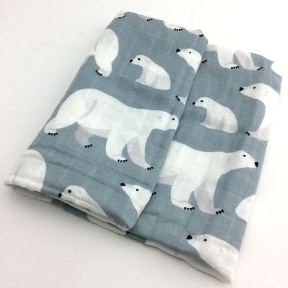 New Cotton Baby Blankets Newborn Soft Cotton Baby Blanket Muslin Swaddle Wrap Feeding Burp Cloth Towel Scarf Baby Stuff 58x58cm