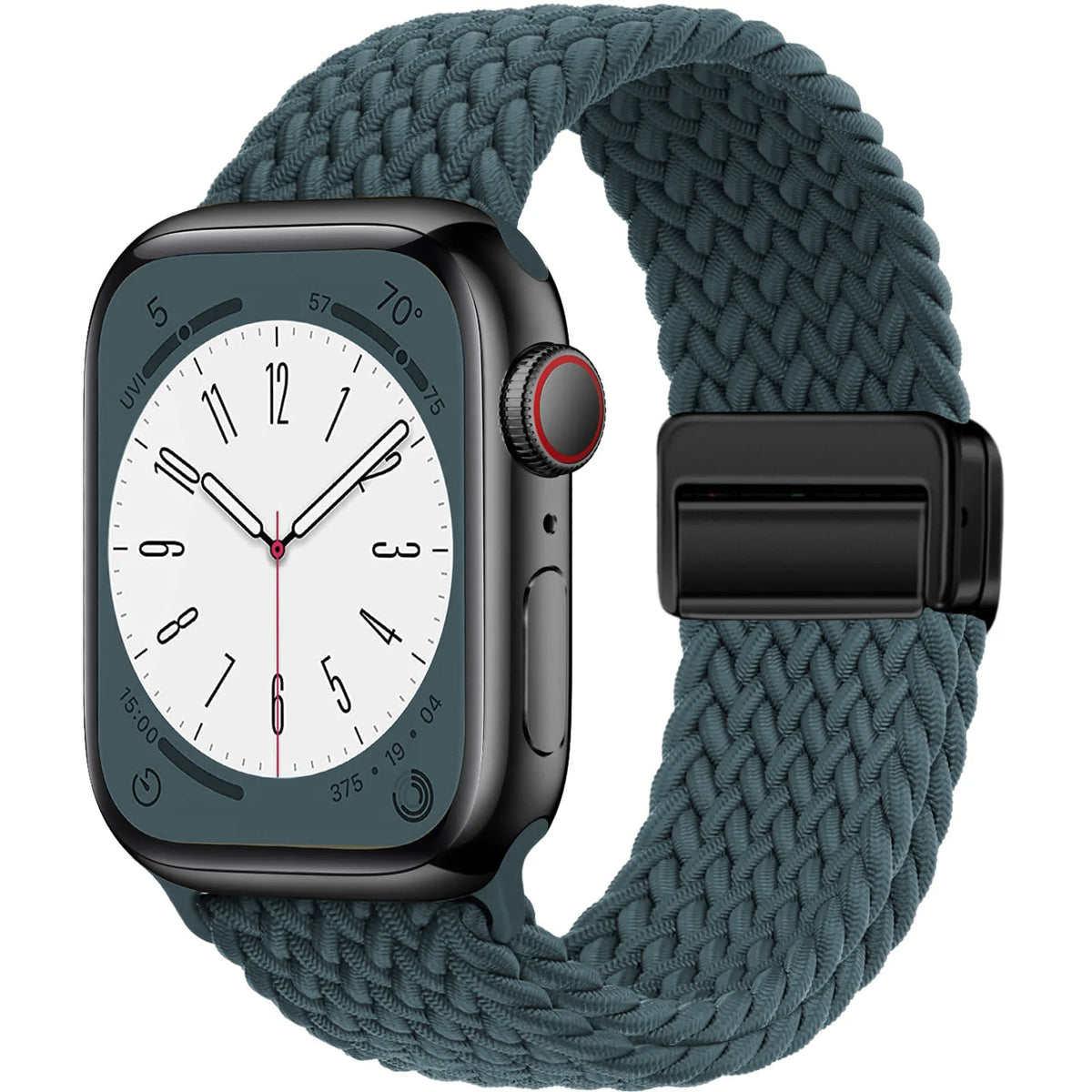 Braided Strap For Apple Watch Bands 40mm 45mm 41mm 44mm 42/46mm 49mm magnetic Bracelet iWatch series se 7 5 6 8 9 10 11 Ultra3 2