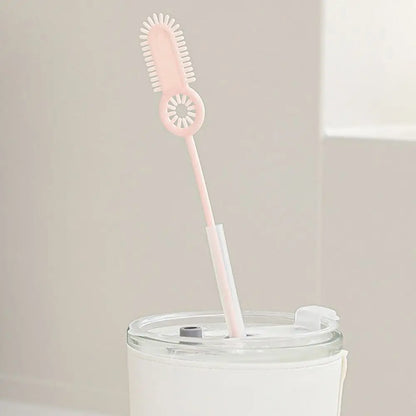 2Pcs Reusable Straw Cleaning Brush Long Household Drinking Straw Cleaner Brush Cleaning Tool Bottle Cleaning Brush