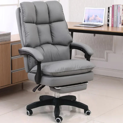 Office  Reclining Armchair with Footrest WCG Computer Gaming  Internet Cafe Gamer  bedroom study  Pink white