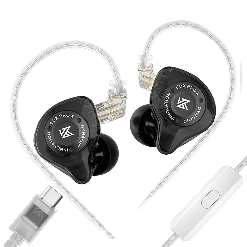 KZ EDX PRO X Dynamic Drive Earphone HIFI Bass Earbud DJ Sport Music Cancelling Headsets