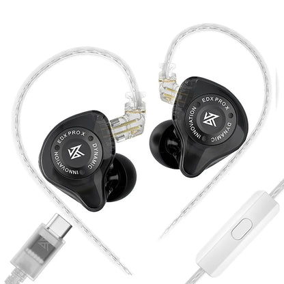 KZ EDX PRO X Dynamic Drive Earphone HIFI Bass Earbud DJ Sport Music Cancelling Headsets