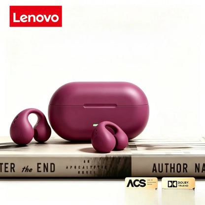Lenovo Original T75 Sound Quality Wireless Headphones Bone Conduction Sports Bluetooth Earphones 9D HiFi Sound Touch Control
