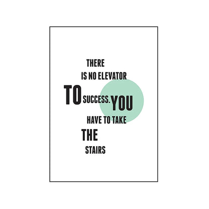 Motivational Posters Inspirational Quote In English Wall Art Decorative Painting Home Room Office Classroom Creative Decoration