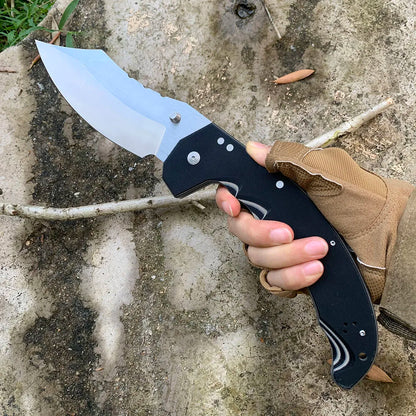 Mayhem Folding Knife Carrying Hunting Knife AUS10A Blade Outdoor Portable Camping Survival Knives Jackknife Gift for Men