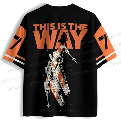 2026 New Star Wars Movie Sports Fashion Adult Children's Short Sleeve V-neck Street Gothic Style Horror Fans Gift
