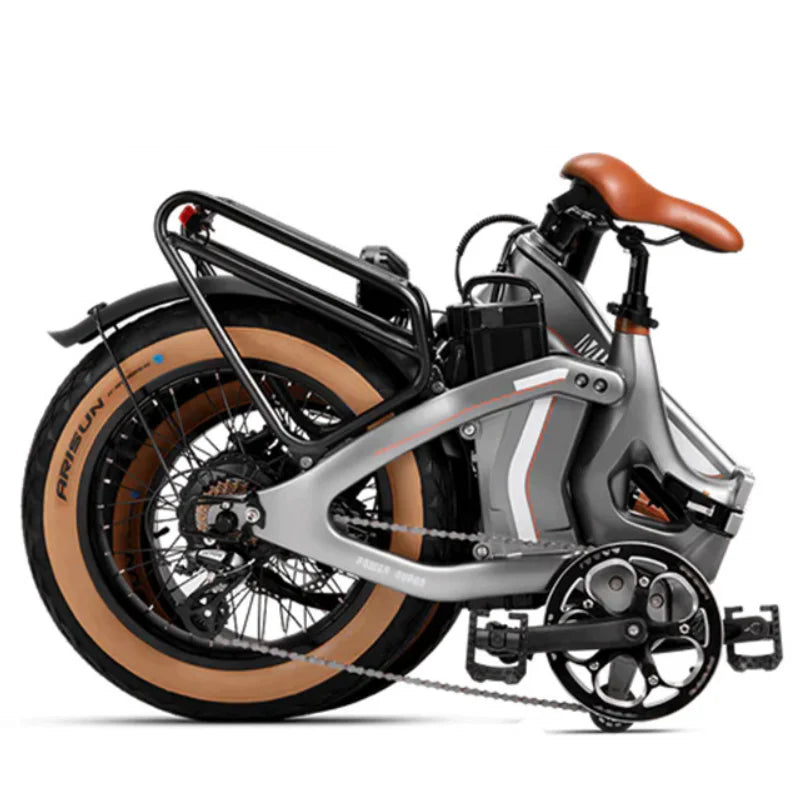 US Stock Fashion Commuter Electric Bike Foldable With APP Adult Woman Youth Cool 750w Powerful Electric Bicycle Double Battery