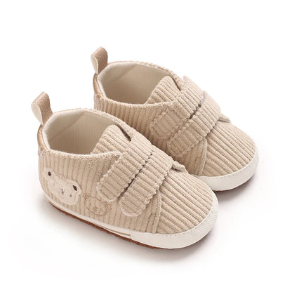 Baby Learning Walk Shoes, Cartoon Bear Breathable Casual Sneakers, Spring Autumn Soft Infant Baby Shoes 0-1 Year