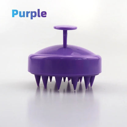 Silicone Shampoo Scalp Hair Massager Head Body Scalp Massage Brush Shampoo Massage Comb Massage Scalp Acupuncture Point