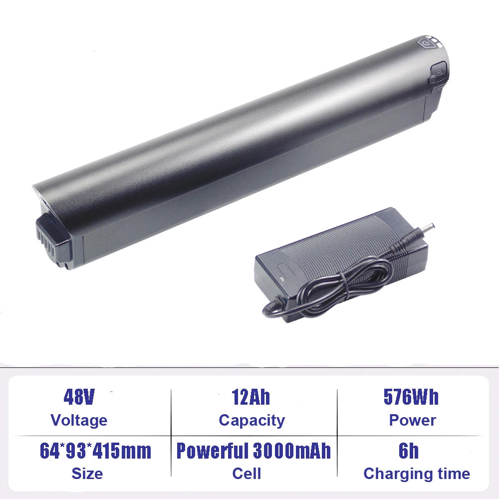 Removable Ebike Battery 48V 10.4Ah 14Ah Li-ion Battery 36V 13Ah for Vefreedom Cybervelo EK2 Pro URLIFE E26 Electric Bike