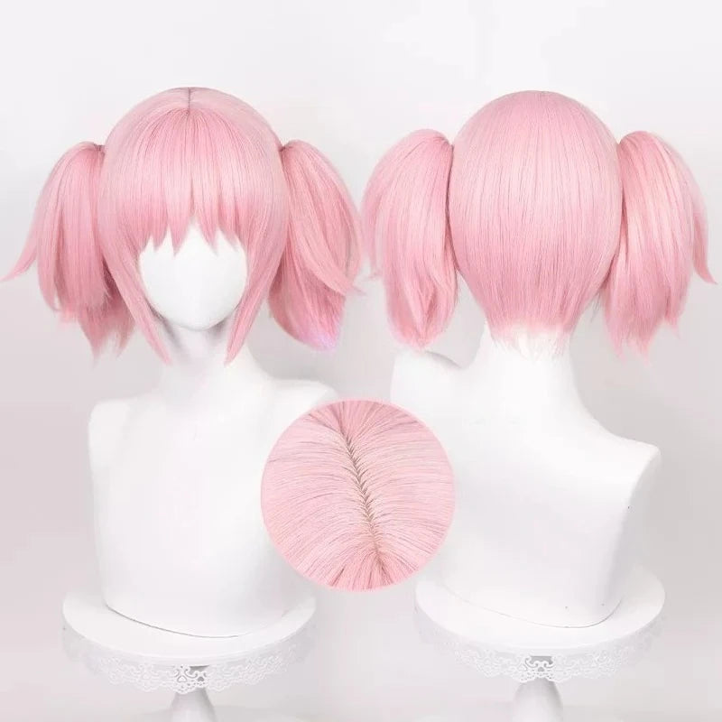 Anime Kaname Madoka Cosplay Costume Cute Pajamas Kawaii Hooded Top Pants Suit for Women Halloween Party Roleplay Outfit