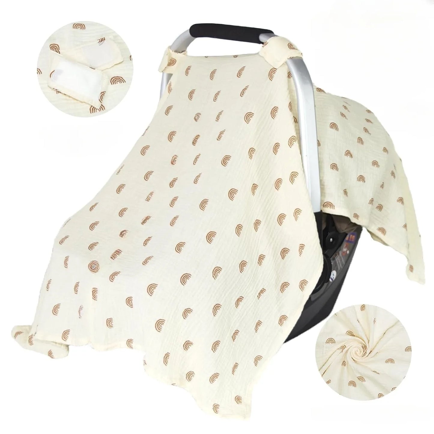 Baby Basket Cover Stroller Blankets Cotton Soft Baby Cart Cover Safety Seat Nursing Towel Sunshade Cover Baby Bedding Items