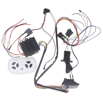 Children Electric Car DIY Modified Wires And Switch Kit With 2.4G Bluetooth RC And Controller For Baby Electric Car Self-made
