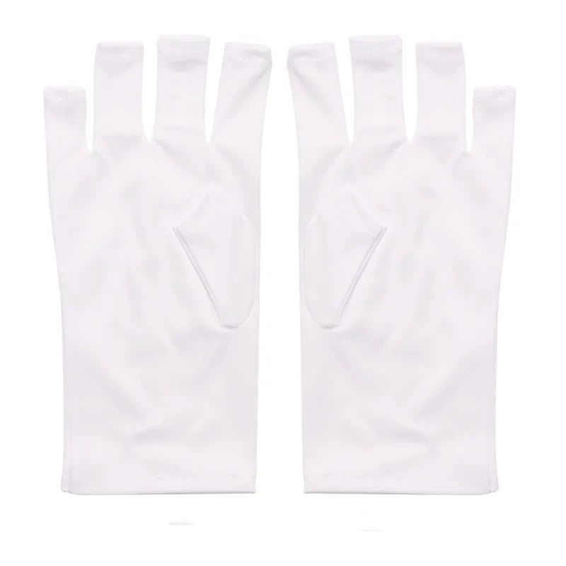 Nail Art Glove UV Protection Glove Anti UV Radiation Protection Gloves Protecter For Nail Art Gel UV LED Lamp Tool