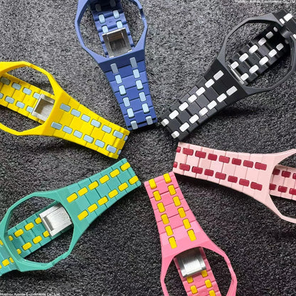 Bioceramic Strap＋Case For Swatch x AP Royal Pop Modification Kit Bracelet Replacement Biomaterials Band For Royal Pop Accessory