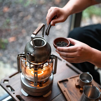 GOOUT STRINGHILL Outdoor Camping Picnic Teapot Set Outdoor Camping Kettle Tea Brewing Special Teapot Stainless Steel Portable