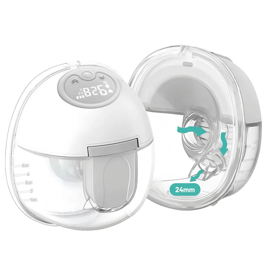 1PCS Wearable Electric Breast Pump Hands-Free Portable Smart 3 Modes 9 Levels Adjustable Breastfeeding Milk Collector for Mother