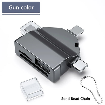 Multifunction 7 in 1 Card Reader USB 2.0 Type C to SD Adapter USB Flash Reader for PC Laptop Accessories Multi Smart Cardreader