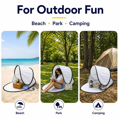 Outdoor tent for single casual use, quick setup in one second,beach sun protection, sunshade, camping, sunbathing