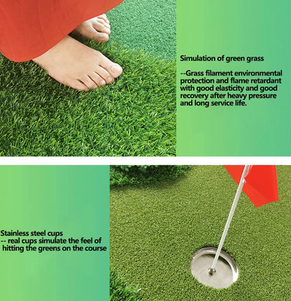 Indoor & Outdoor Golf Green Putting Practice Home Office Putting Simulation Simulation Course Practice Grass Carpet
