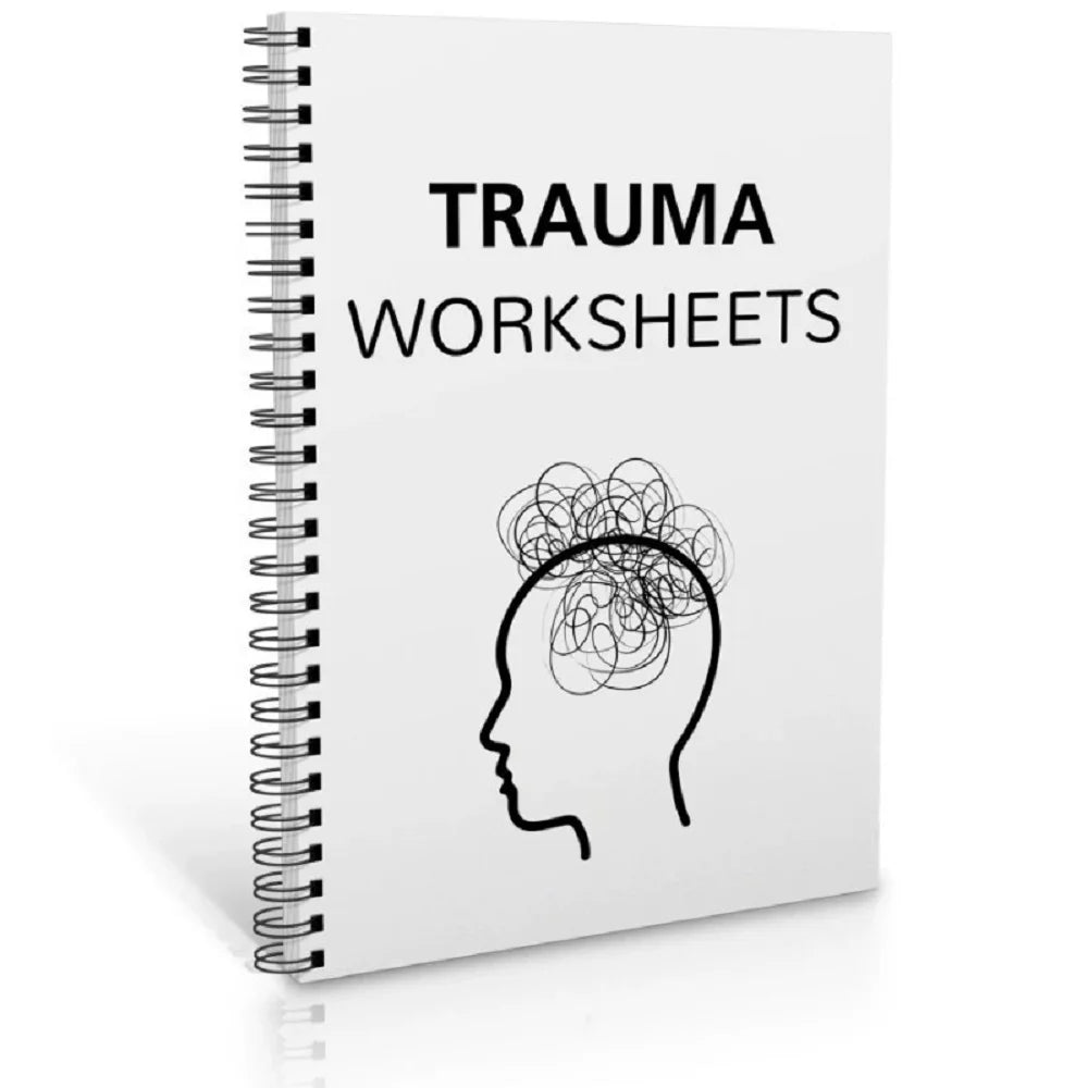 Trauma Recovery Workbook Inner Strength Healing Worksheets Mental Health Self-Care Emotional Therapy Practice Book