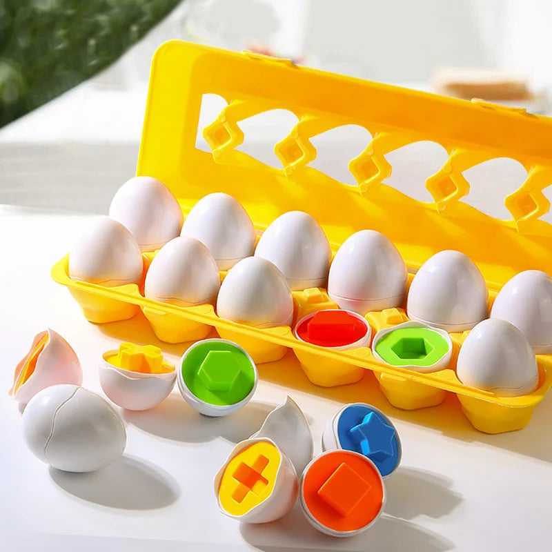 Montessori Games Baby Toy Smart Egg Shape Match Puzzle For Kids  Baby Development Toy Educational Toy For Children 1 2 3 4 Year