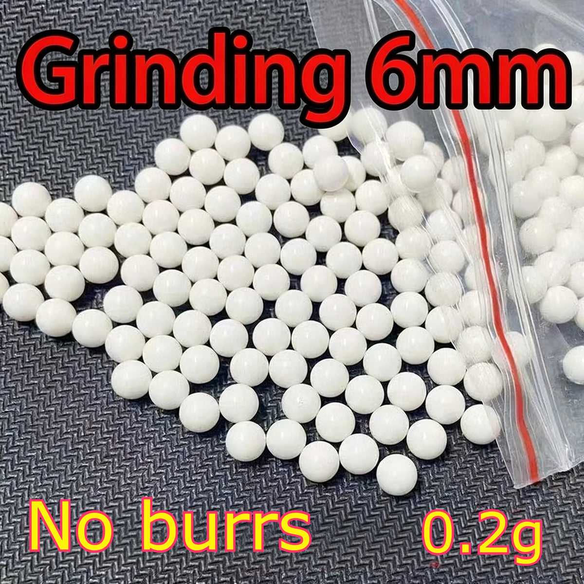 White 500 Rounds Airsoft BBs Bullets 0.2g Hunting Shooting 6mm BB Strikeball Rifle Gun Plastic Balls White Paintball