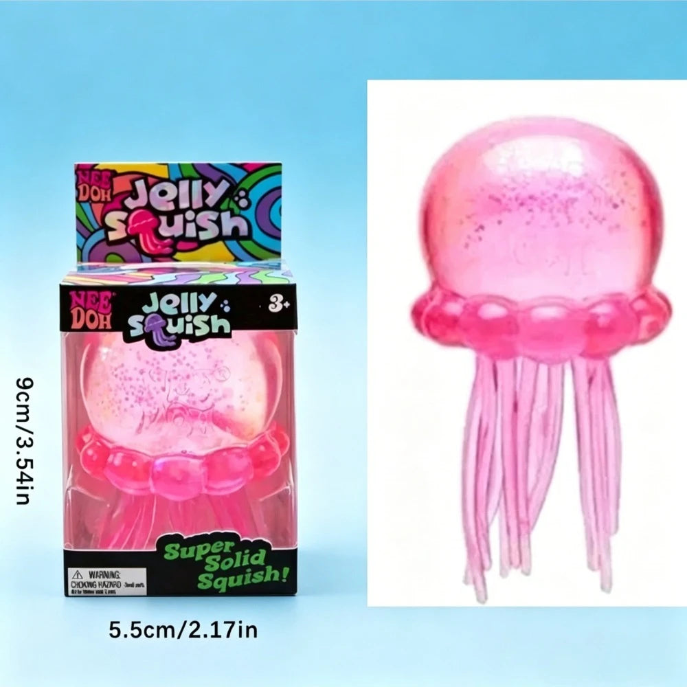 Nice Cube Nee Doh Squishy Squeeze Toy, Portable Stress Relief Sensory Fidget, Great for Kids & Adults with ADHD