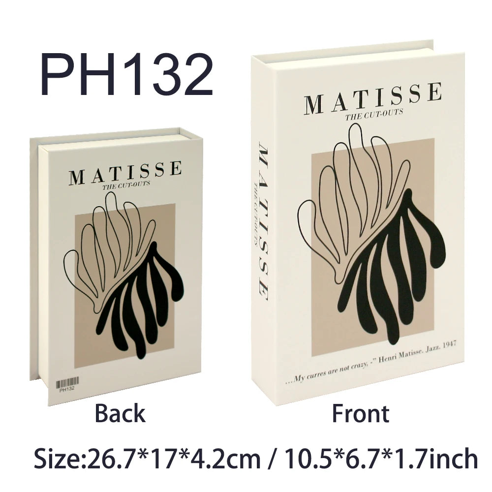 Luxury Fake Books Home Decoration Accessories for Living Room Fashion Fake Book Storage Box Simple Nordic Coffee Table Books