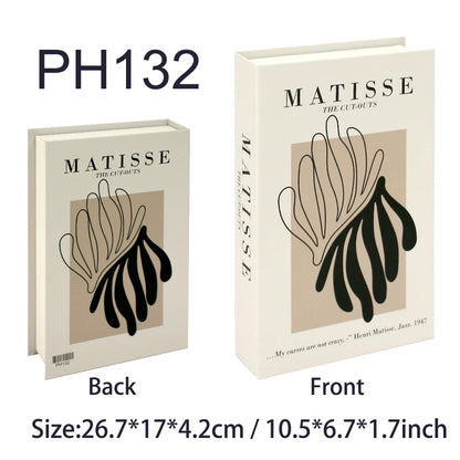 Luxury Fake Books Home Decoration Accessories for Living Room Fashion Fake Book Storage Box Simple Nordic Coffee Table Books