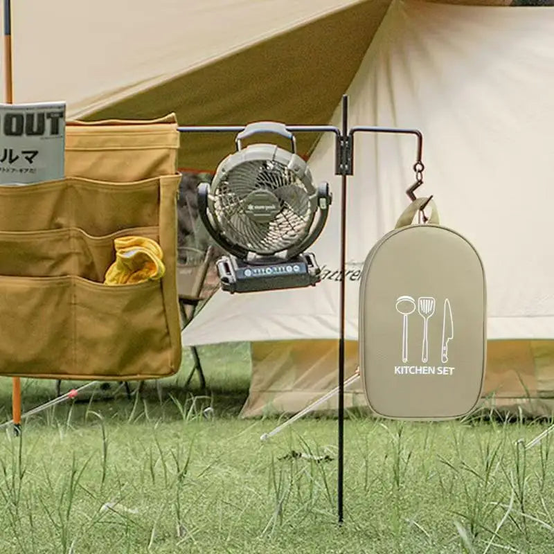 Portable Cooking Utensil Organizer Bag for Outdoor Camping Travel  Storage for  Equipment